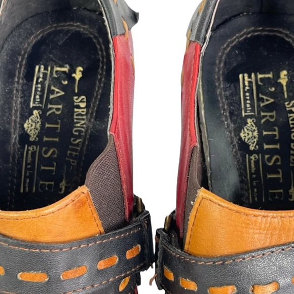 L’ARTISTE Wondrous Red Leather Bootie - Picture 4 of 7